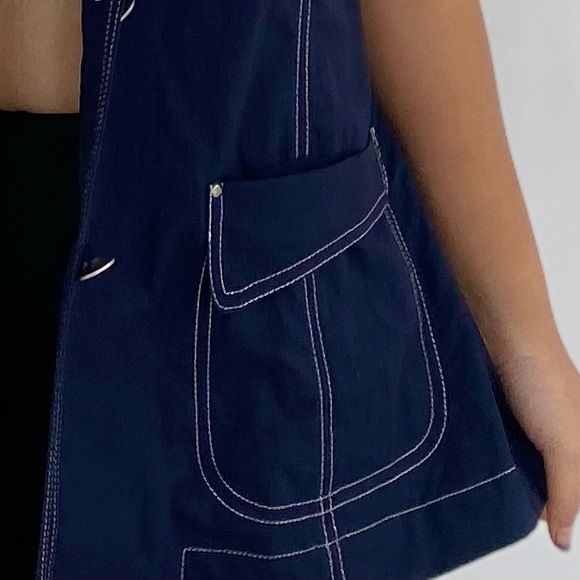 Blue cargo blazer - Picture 3 of 3